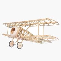 mini avion de combate camel de 380 mm de envergadura de madera de balsa para kit de avion rc