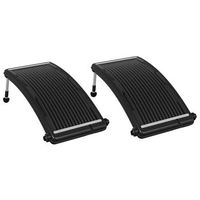 paneles calefactores solares de piscina curvos 2 uds 110x65 cm vidaxl
