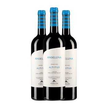 Andeluna Vino Tinto Altitud Mendoza Reserva 75 Cl 14.5% Vol. (pack De 3 Unidades)