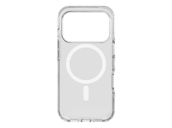 Funda móvil - CellularLine GLOSS MAG, Para iPhone 17 Pro, Compatible con MagSafe, Ultrarresistente y certificación MilitaryTest, Transparente