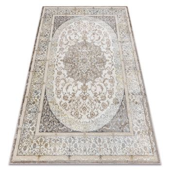 Bliss Z204az128 Alfombra Crema / Beige - Marco, Ornamento, Moderna, Es 120x170 Cm