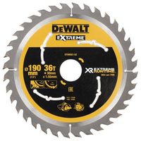 dewalt dt99563-qz - hojas para sierra circular portatil xr extreme runtime 190mm x 30mm 36d