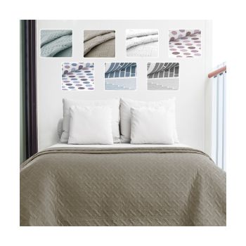 Colcha Bouti  Estampada o Lisa, Multiusos para Verano y Entretiempo, 100% Poliéster, Colcha Cubre Cama Fina, Suave. Ideal para Decorar su dormitorio. Disponible en Todas Las Medidas