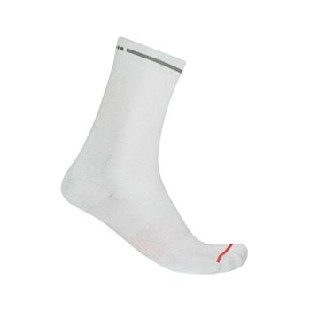 Calcetines Castelli Premio Evo 18 Blanco, Talla S/M