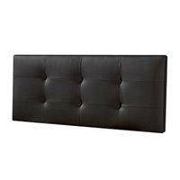 cabecero de cama tapizado carla 160x60 negro