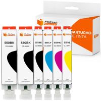 pccom essential canon pgi550xlcli551xl cartucho tinta compatible negrocianmagentaamarillo pack 6