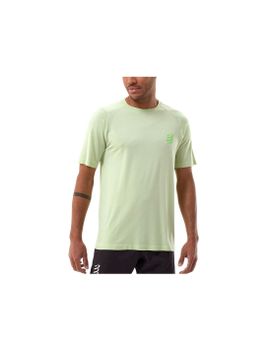 Camiseta de Running Compressport Performance Ss Lila Hombre