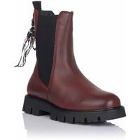 janross botines bota en piel chelsea para mujer