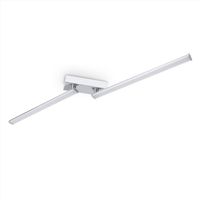 led-lampara de techo dion cromo