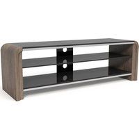vivanco v-series 1400b 1400 mm tv stand - wood black