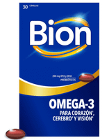 bion3 omega-3 corazon cerebro y vision 30 capsulas