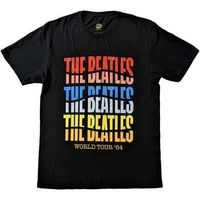 the beatles tops y camisetas world tour 64 para hombre