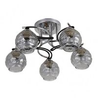 lampara etna 5xe14 cromowengue 23x46x46 cm
