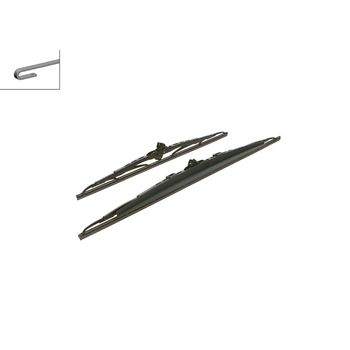 Super Plus Universal Wiper Blade Set Sp24/18S With Spoiler On Rh Side