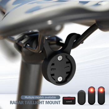 CYCLAMI S11 Soporte de lámpara para sillín de bicicleta, soporte para tija de sillín, luz trasera, soporte para tija de sillín para Garmin Radar RT510 RTL515 RVR315 L308 L508 TL30