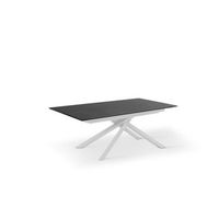 xavier - mesa extensible 170270 x 90 cm en hpl blanco