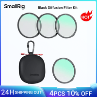 kit de filtro magnetico de difusion negra smallrig con filtro 18 y 14 y 12 y 1 para caja mate con abrazadera ajustable 440944114412 -4650