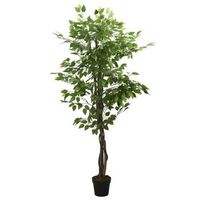 ficus artificial con 1008 hojas verde 180 cm vidaxl