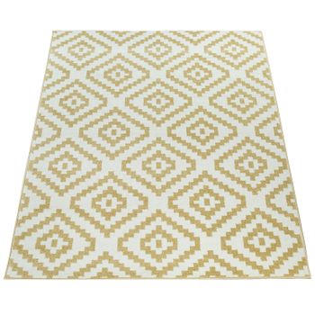 Alfombra moderna Bella amarillo 200x280 cm