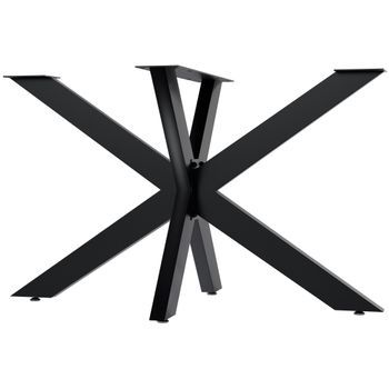Patas De Mesa Hardwick Metal Negro 68x120x71 Cm Clp