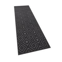 alfombras de interior y exterior livornia antracita 80x250 cm