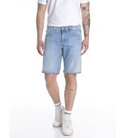 replay para hombre m1072000573846 shorts denim azul 34 casual algodon