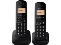 telefono - panasonic kx-tgb612 2 terminales bloqueo de llamadas 50 contactos resistente a golpes negro