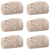 mantitas de sofa 6 uds beige 240 x 220 cm 824 kg lana vidaxl