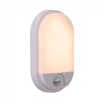 Aplique de exterior led sensor movimiento hups (10w)