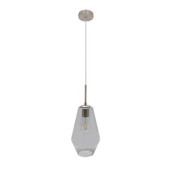 FABRILAMP Colgante Pinap 1xe27 Niquel/ahumado Regx17x17 Cm