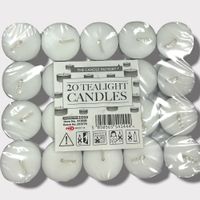 20 tealight candles - 3 hour