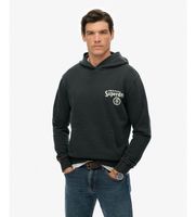 superdry para hombre m2014390a sudadera tokyo narrative loose capucha negro s casual algodon