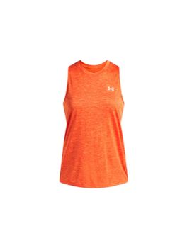 Camiseta de Fitness Under Armour Tech Tank Twist Mujer Naranja
