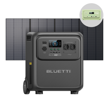 BLUETTI Elite 400 Estación Portátil Con Panel Solar 350w, 3840wh, 2600w Ca (3900w Pico), Ruedas, Hogar, Cortes, Rv Y Camping