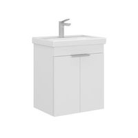 mueble para lavabo  - 50 x 38 x 58 cm - blanco mate