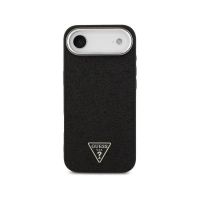 funda para movil guess air rigida polipiel negra magsafe para iphone compatibles