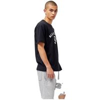 new balance camiseta t-shirt l noir melange de coton et polyester para hombre