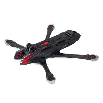 Kit de marco de fibra de carbono Axisflying Manta 5 pro Squashed X / DC de 5 pulgadas compatible con DJI O4 Pro para dro