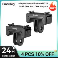 adaptador de montaje de liberacion rapida smallrig para insta360 x5  x4 air  ace pro 2  ace pro  ace con soporte de 2 puntas para tripodes