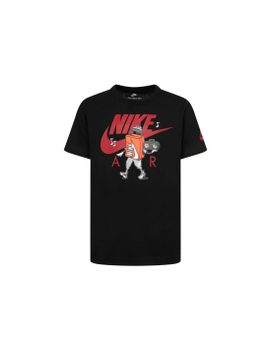 Camiseta Nike Nkb Nike Air Boxy Infantil Negro