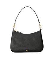 lauren ralph lauren para mujer 431883768008 bolso mediano de piel danni con drawing cruzado negro osfa casual