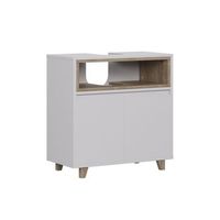 mueble bajo lavabo elnor 60 x 61 cm con 2 puertas vicco