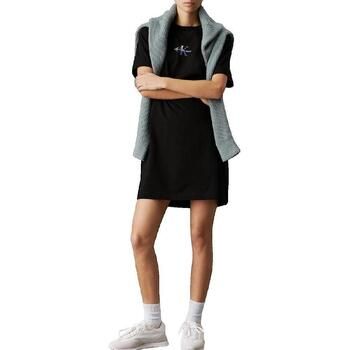 Calvin Klein Jeans Vestido Robe Calvin Klein Jeans noire en jersey de coton para mujer