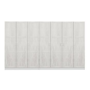 Armario Kale Country-2454 Blanco 315x190x52 Cm