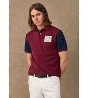 hackett london para hombre hm5600225 polo multi burdeos xl casual algodon manga corta