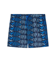 emporio armani para hombre em000583af20442 banador estampado azul s beachwear poliester