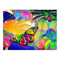papel pintado 3d - butterflies in the stomach 300x231 cm