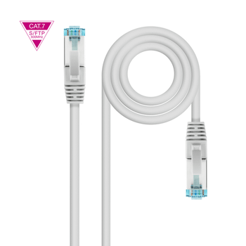 LATIGUILLO/CABLE RED NANO CABLE CAT.7 LSZH SFTP PIMF AWG26 0,5CM GRIS