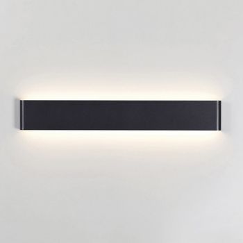 Aplique de pared led egeo negro (14w)