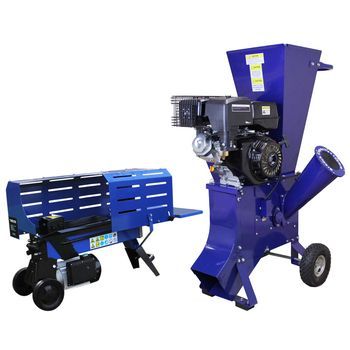 Pack T-mech Rajadora 7t + Trituradora 15hp – Potencia Y Eficiencia Jardín
